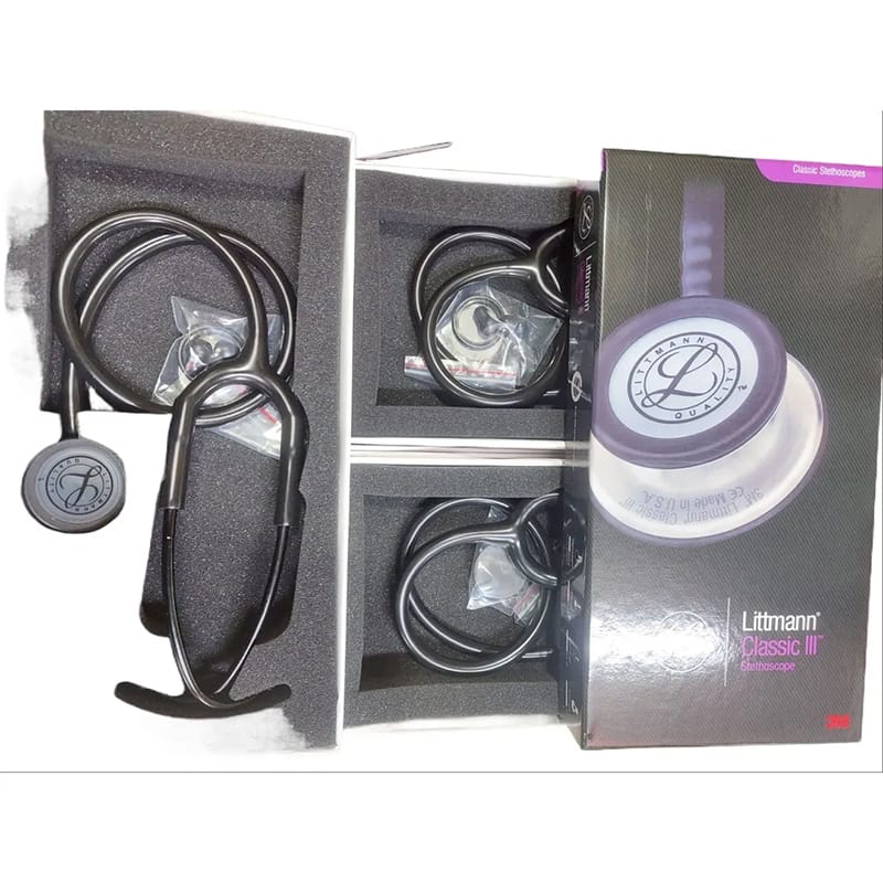 Picture of 3M Littmann Classic III Monitoring Stethoscope | Standard Edition – Black (5620)