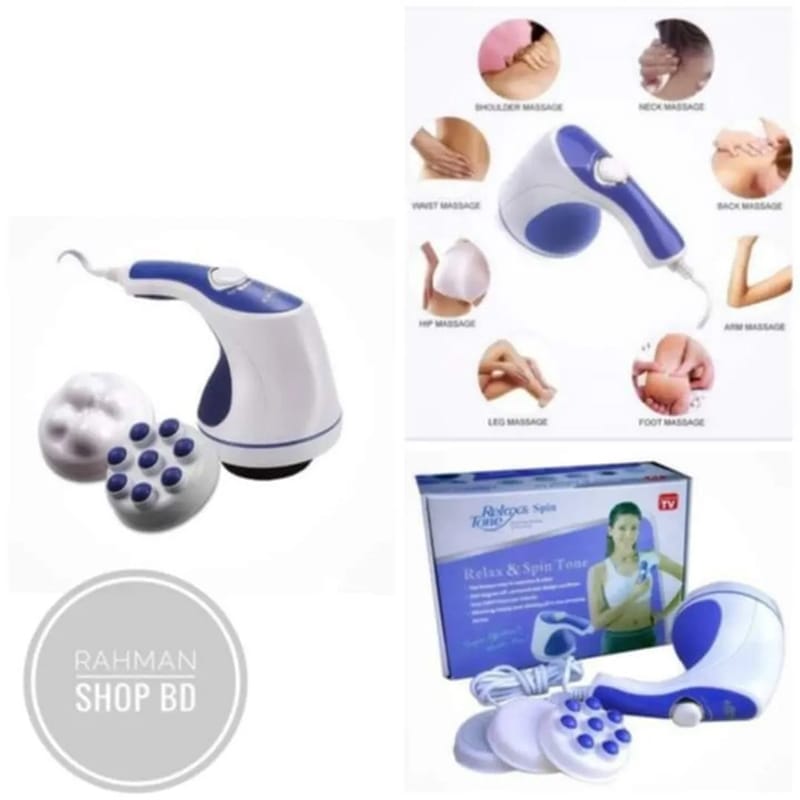 Picture of Relax Tone Spain Body Massager With 5 Headers Relax Spin Tone