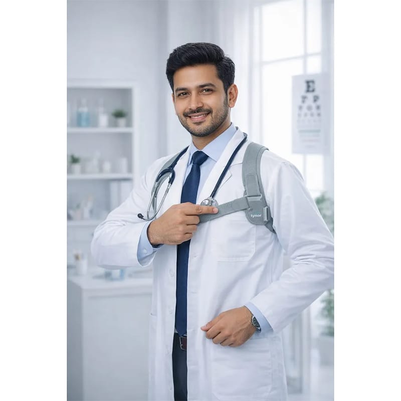 Picture of Tynor Clavicle Brace with Fastening Tape – Premium Quality Shoulder Support