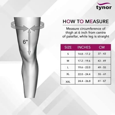 Picture of Tynor Knee Wrap Hinged (Neo) – Professional Support & Compression
