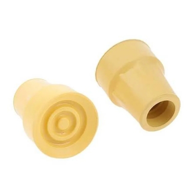 Picture of 2pcs Non-slip Rubber Walking Crutch Stick Tips (2.2cm) Shock Absorb Walker Tips,