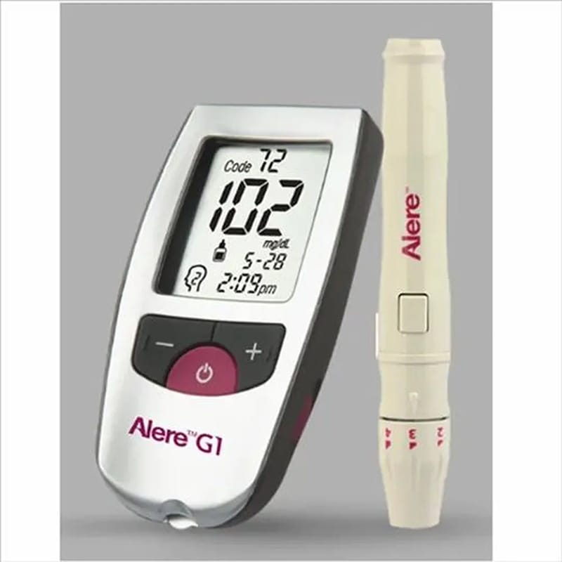 Picture of Alere G1 Advance Blood Glucose Monitor | Precise & Reliable Diabetes Management (Includes 10 Test Strips)