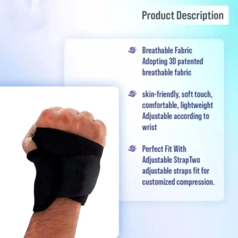 Picture of prince Thumb & Wrist Support Wrap Brace Binder Stabilizer for Men & Women Gym Workout Sports Hand Injuries Warmer Band, Pain Relief, Arthritis, Tendonitis, Supporter