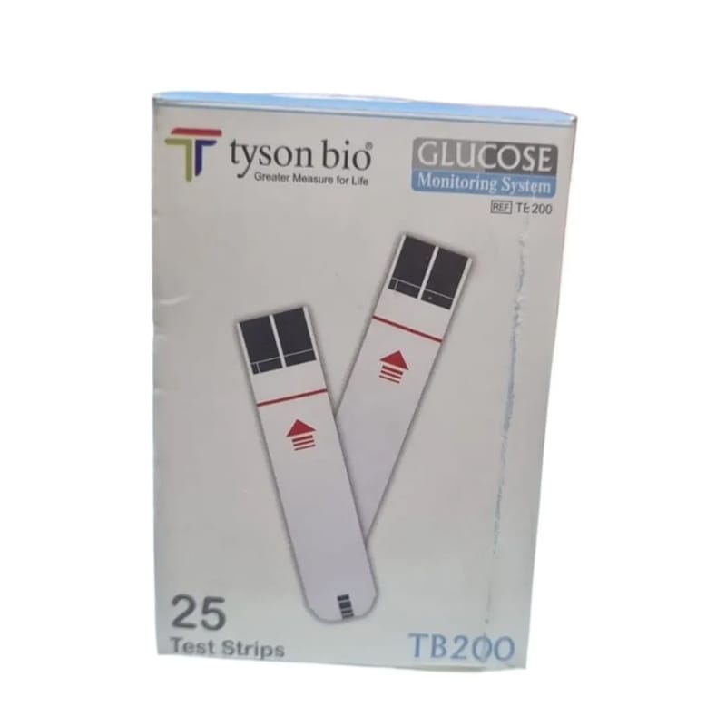 Picture of Tyson Bio TB-200 Blood Glucose Test Strips – 25 Pcs Pack