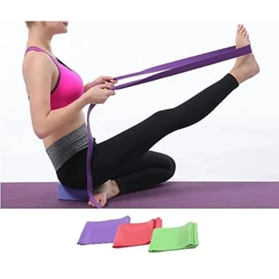 Picture of Premium Yoga Elastic Resistance Band | Versatile Fitness Band for Strength & Flexibility
