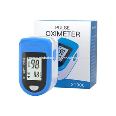 Picture of Pulse Oximeter Fingertip SpO2 with Battery Heart rate monitor for Travel