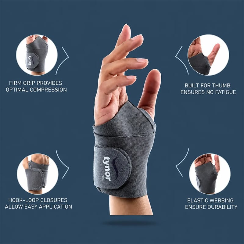 Picture of Tynor Wrist support Brace with Thumb Pain Relief