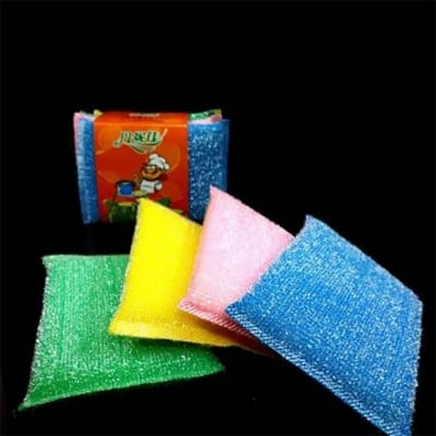 Picture of Foam Scrubber For Dish Wash - 4pcs - Majuni