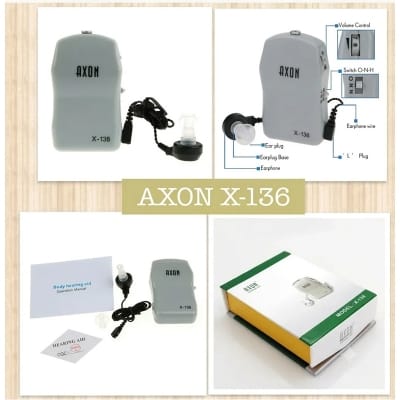 Picture of AXON  X-136 Pocket type Hearing Aid Sound Amplifier-Multicolour