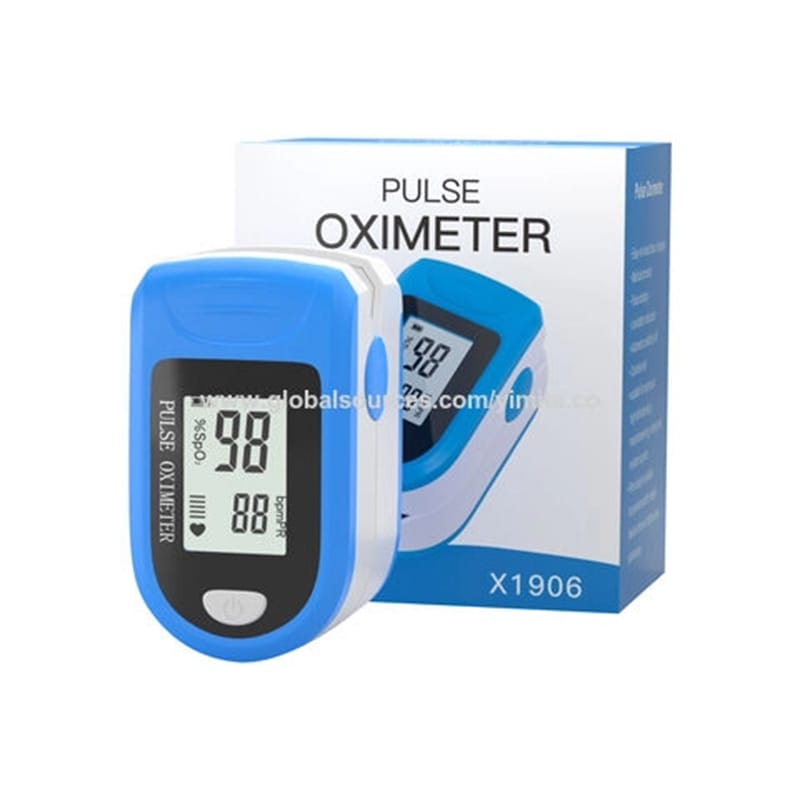 Picture of Pulse Oximeter Fingertip SpO2 with Battery Heart rate monitor for Travel