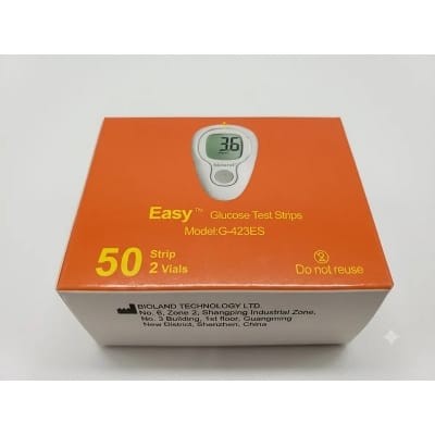 Picture of Bioland Easy Blood Glucose Test Strips (G-423ES) – 25 & 50 Pcs-50pcs