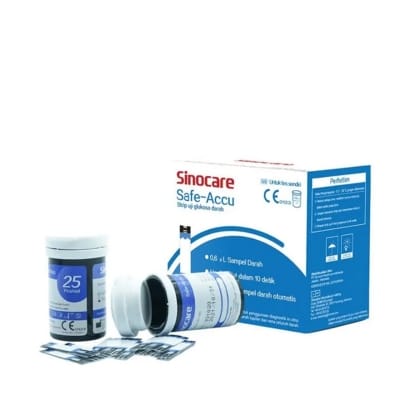 Picture of Sinocare Safe Accu Blood Glucose Test Strips 25/50 pcs-50pcs