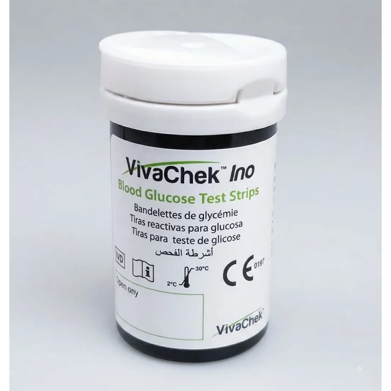 Picture of VivaChek Ino Blood Glucose Test Strip (25 & 50)pcs-50pcs