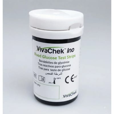 Picture of VivaChek Ino Blood Glucose Test Strip (25 & 50)pcs-50pcs