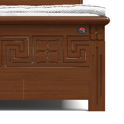 Picture of REGAL Orla Wooden Bed-BDH-390-3-1-20 (Double)