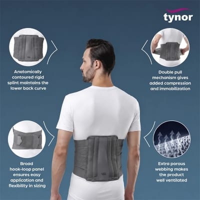 Picture of Tynor Lumbar Corset belt (India)-Medium