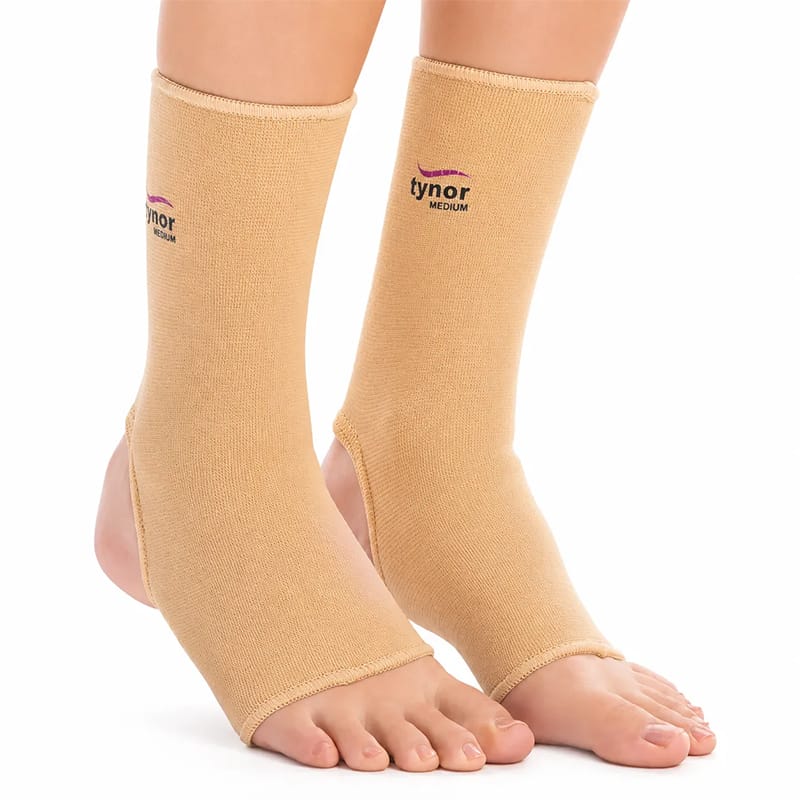 Picture of TYNOR Anklet Orthopedic Pain Relief Anklet Compression Support Cap Brace/Sleeves For Men And Women (one pair)-Small
