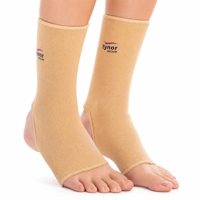 Picture of TYNOR Anklet Orthopedic Pain Relief Anklet Compression Support Cap Brace/Sleeves For Men And Women (one pair)-Small