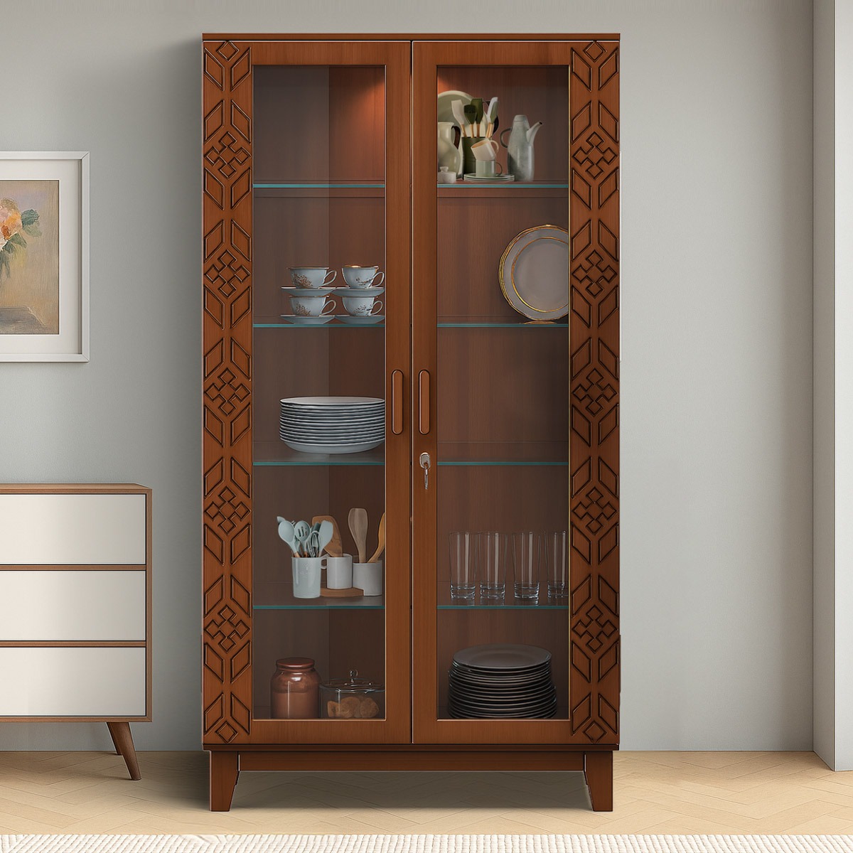 Picture of REGAL Pixo WOODEN SHOWCASE-SCH-333-3-1-20