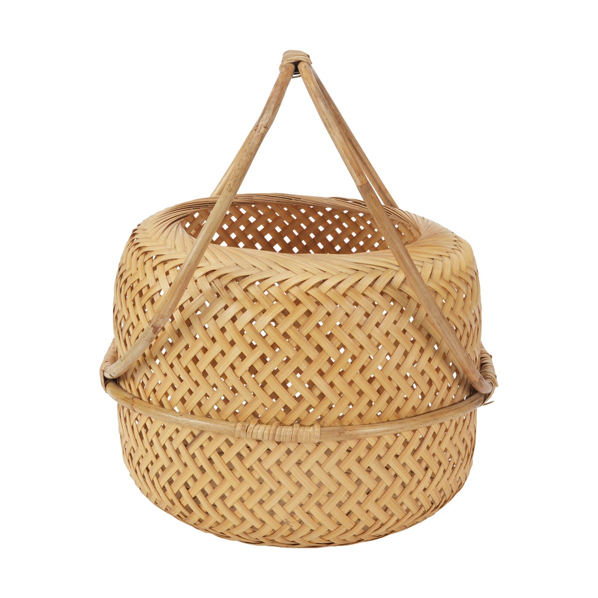 Picture of REGAL Bamboo Basket -(Eco) CRAFT ITEMS-HDC-3024 (BASKET)