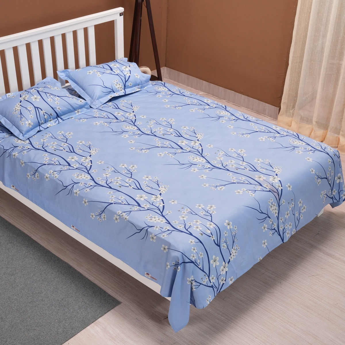 Picture of REGAL BED SHEET-316 (SPRING BLOOM-BLUE)