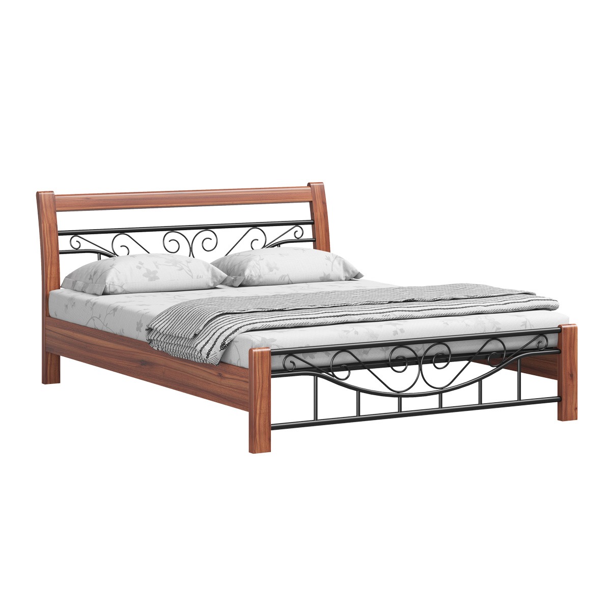 Picture of REGAL Metal Bed - Metalix DOUBLE BED-BDH-253-2-1-66