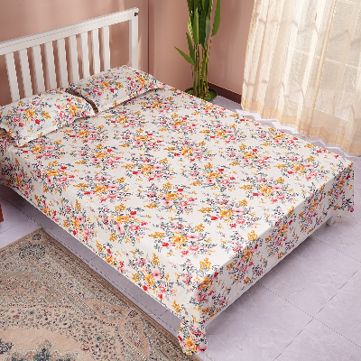 Picture of REGAL Bed Sheet-317 (White Meadow)