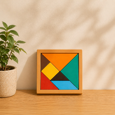 Picture of REGAL Tangram WOODEN TOYS-305 (TANGRAM)