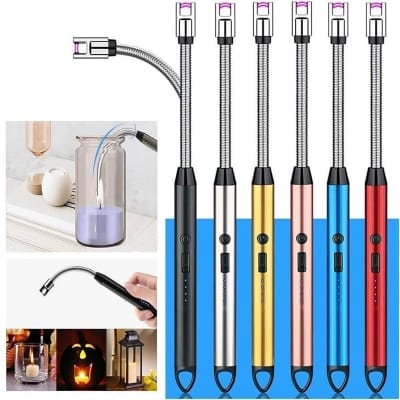 Picture of  USB Rechargeable Flexible Neck Plasma Arc Lighter 