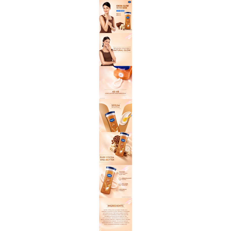 Picture of Vaseline Intensive Care Cocoa Glow Serum In Lotion 100ml