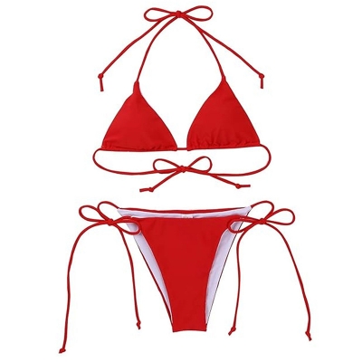 Picture of Bikini Set 1 Set / Bikini Bra Pantie Set For Girls And Women / Swim Bikini Dress For Ladies - Multicolor