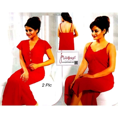 Picture of 2 Part Sexy Nighty Comfortable Sexy Premium Nightwear for Woman / Ladies Night Dress / 2 part Night Dress For Woman / Stylish Lingerie Sets - 