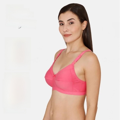 Picture of Guddi Bra Indian For Woman 3 pcs / Guddi Cotton Bra for Ladies / Indian #1 Bra / Girls Bras / bra for girls / bra for women - Multicolor - Int:34