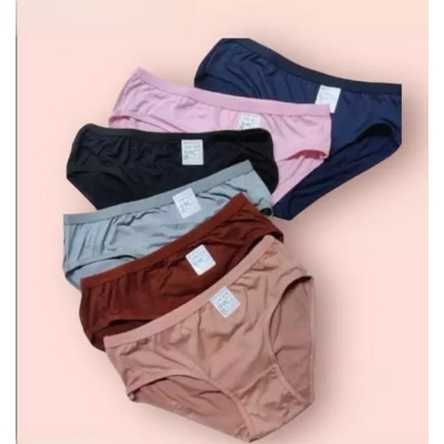 Picture of 3 piece Cotton Panty For Women and panti for girls / Export quality ladies pantie / girls panty - Multicolor - Int:XL