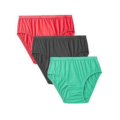 Picture of 3 piece Cotton Panty For Women and panti for girls / Export quality ladies pantie / girls panty - Multicolor - Int:XL