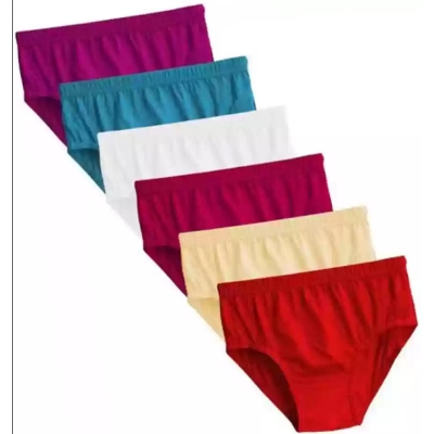 Picture of 3 piece Cotton Panty For Women and panti for girls / Export quality ladies pantie / girls panty - Multicolor - Int:S