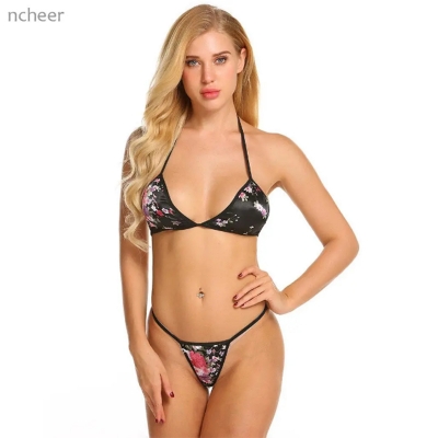 Picture of Printed Bikini Set 1 Set / Sexy Bikini Bra Pantie Set For Girls And Women / Swim Bikini Dress For Ladies / Bikini for Women / Beachwear for Girls / Summer Bikini Dress - Multicolor