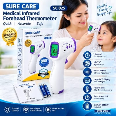 Picture of SURE CARE SC 025 – Medical Infrared Forehead Thermometer