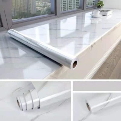 Picture of OIL Resistance Waterproof White Marble Paper ( Length 4 Feet & width 2 Feet ) 120 x 60cm Multicolor