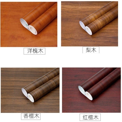 Picture of 5*60cm Self Adhesive Wood Grain Furniture Stickers PVC Wallpaper Vinyl Counter Top Decal  ( Length 16.5  Feet & width 2 Feet ) 33 Square Feet 