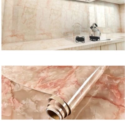 Picture of Kitchen  OIL Resistance Marble Paper ( Length 10 Feet & width 2 Feet ) 20 Square Feet Multicolor
