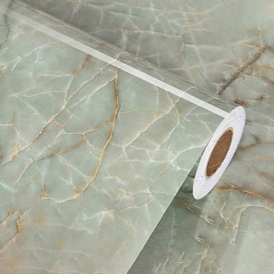 Picture of Heritage Express Water-Resistant Marble Pattern Self-Adhesive Contact Paper for Countertops 48"x24" 