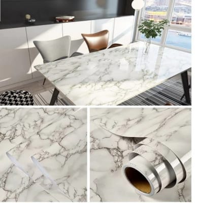 Picture of 120x200 cm Adhesive Vinyl Wallpaper  Premium Quality - Furniture Office Cabinet Door Wallpaper PVC Waterproof Wallpaper Multicolor