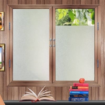 Picture of Glass Film Glass , window & Doors, Self Static Cling Frosting Decorative Window Stickers Window Tinting for Home Bathroom ( 24 X 60 Inch, Frosted) 