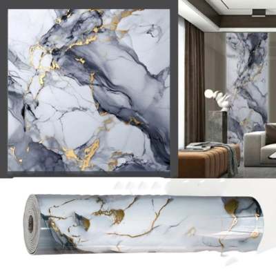 Picture of Premium UV Marble Sheet – 2.6mm PVC Wall Panel | 20 sq.ft Roll Multicolor