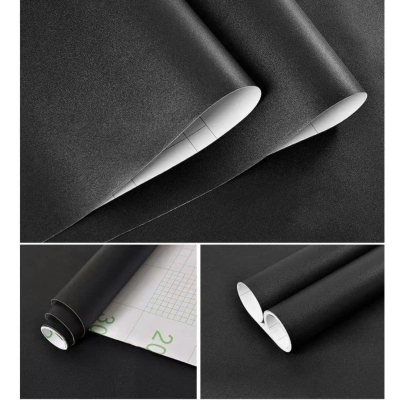 Picture of Self-Adhesive  Black Wall Sticker Vinyl 2mx120cm  Wallpaper Rolls ( 26.40 sqf ) Multicolor