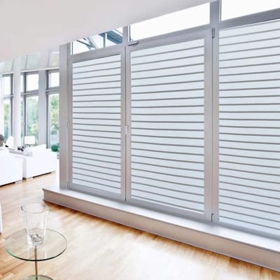 Picture of New Patterns 48*24 inch Frosted Window Film – Decorative Privacy Self-Adhesive Glass Sticker for Home, Office & Bathroom (Multiple Designs) 