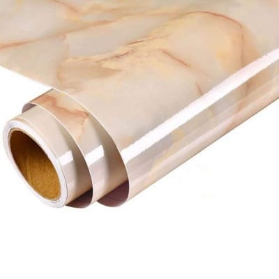 Picture of Refined Taste - 2m Adhesive Vinyl Marble Wallpaper Furniture Office Cabinet Door Wallpaper PVC Waterproof Wallpaper - Durabilty Assured Multicolor