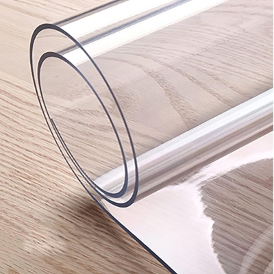 Picture of Clear Plastic Table Cover, Clear Table Cover 2 mm PVC Tablecloth Waterproof Soft Glass Transparent Table Cover Transparent Table Film (Width : 120cm or 48 inch & Length : 120cm or 24 inch ) 