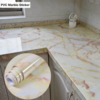 Picture of 3m Marble Paper Sticker Roll  ( Length 10 Feet & width 2 Feet ) 20 Square Feet Multicolor